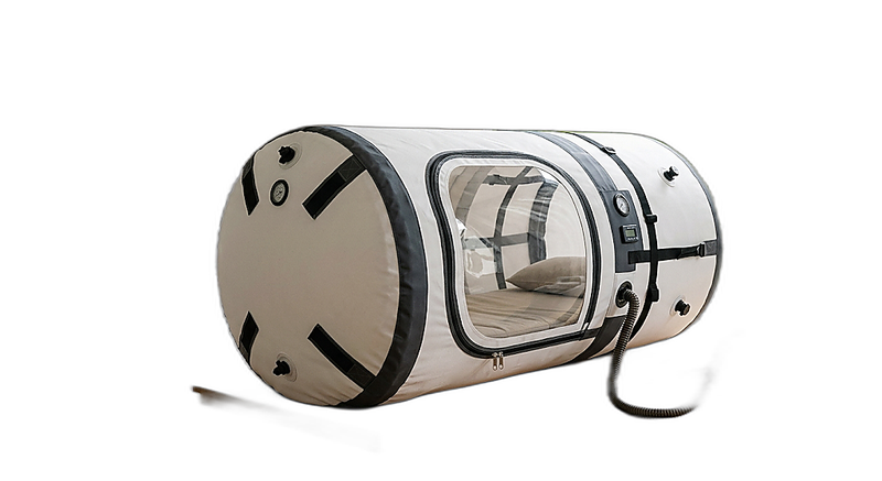 The Basecamp Portable Hyperbaric Chamber — studio photograph on white background