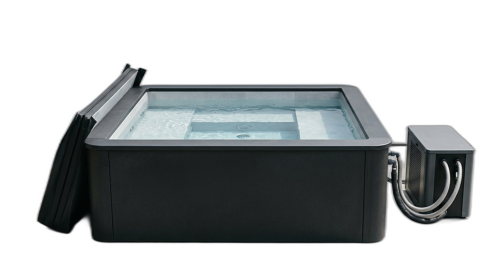 The Glacier Dual Plunge Cold Immersion System — studio photograph on white background