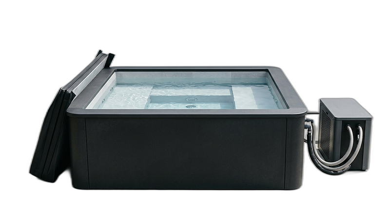 The Glacier Dual Plunge Cold Immersion System — studio photograph on white background